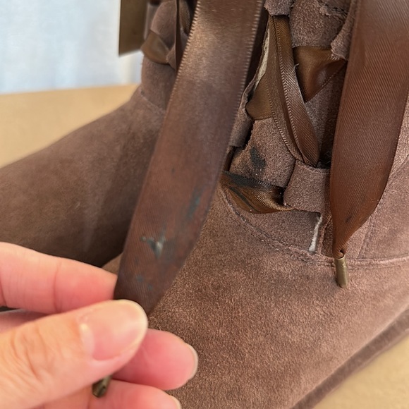 BEARPAW® Taylor Suede Tall Ribbon Boot - - Picture 5 of 8